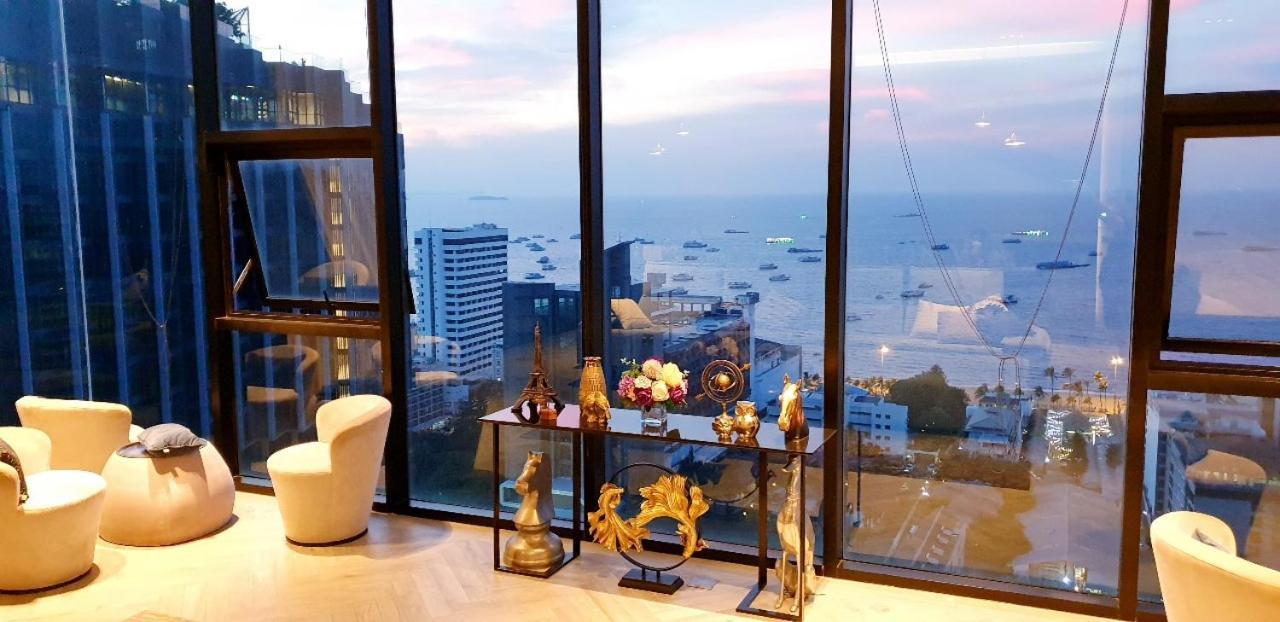 Base Central Pattaya Long Balcony King-Bed With Infinity Pool & Free Netflix! Eksteriør billede